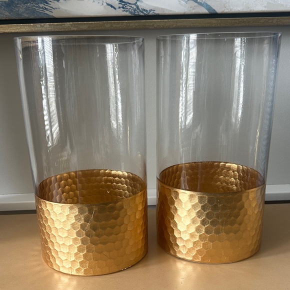 Threshold Textured Glass Vase Set